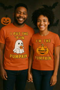 His & Hers Shirts: I Put The "P" In Pumpkin
